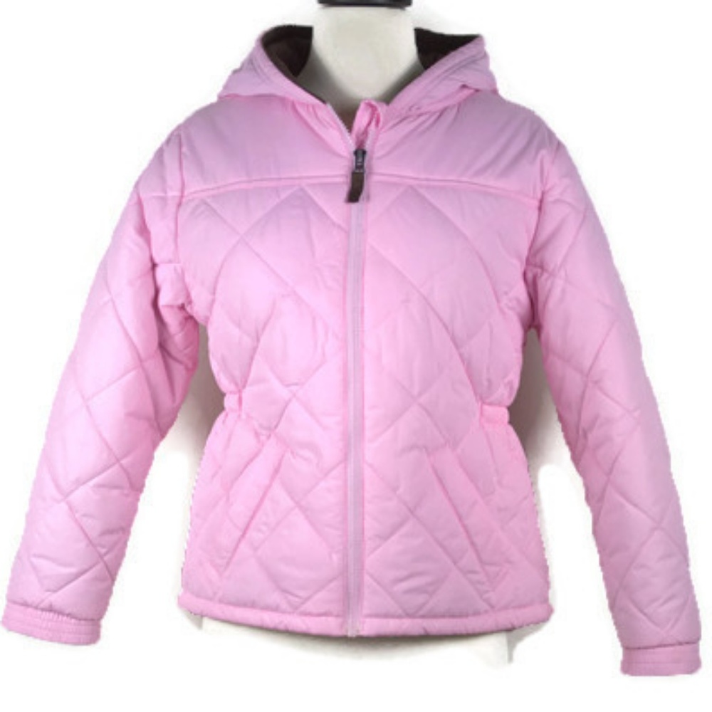 Faded Glory Pink Puffer Jacket